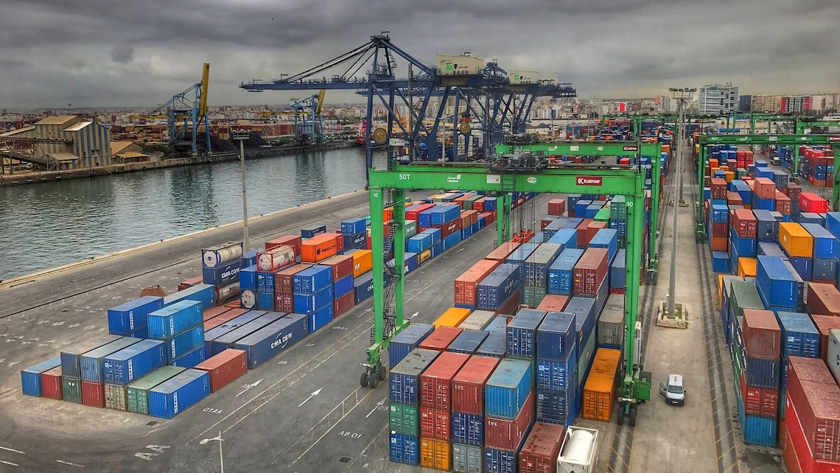 Le port de Casablanca.
