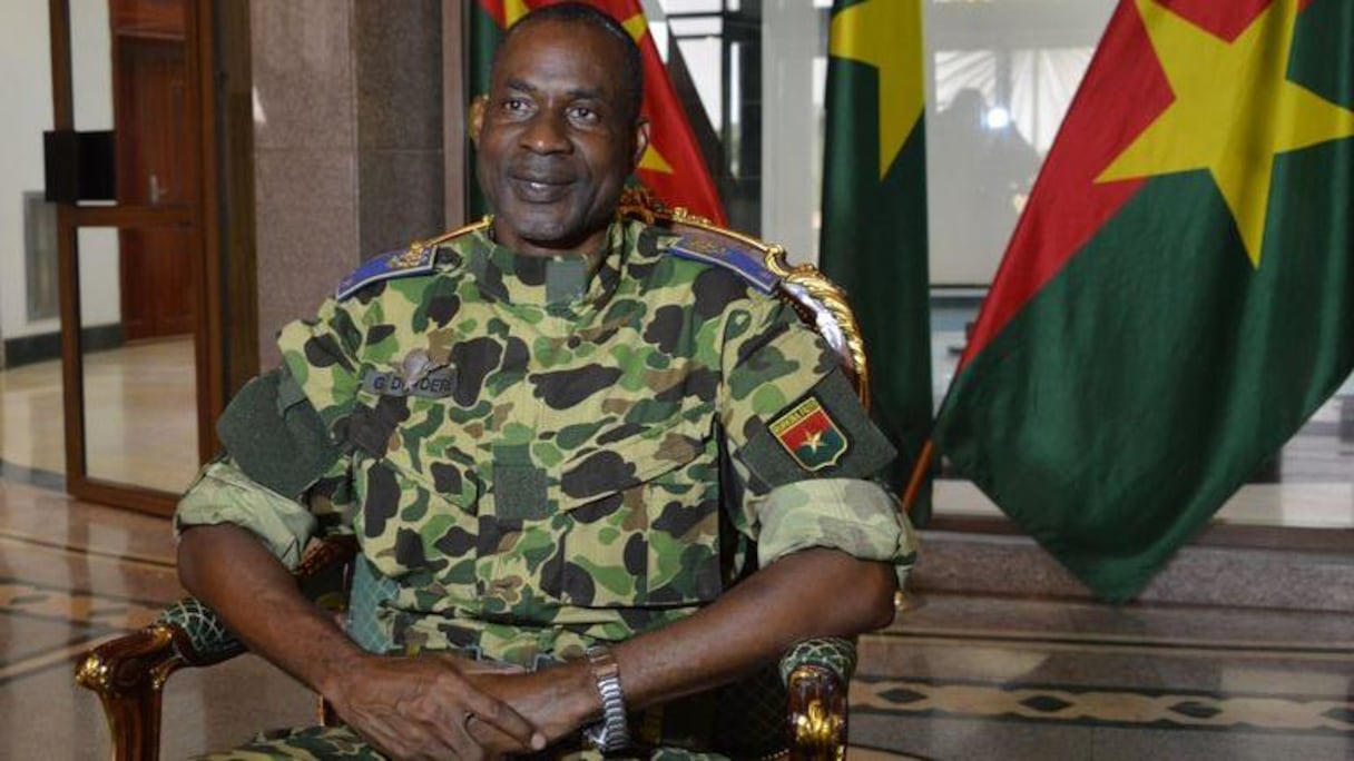 Le général Gilbert Diendéré, au palais présidentiel de Ouagadougou, le 17 septembre.
