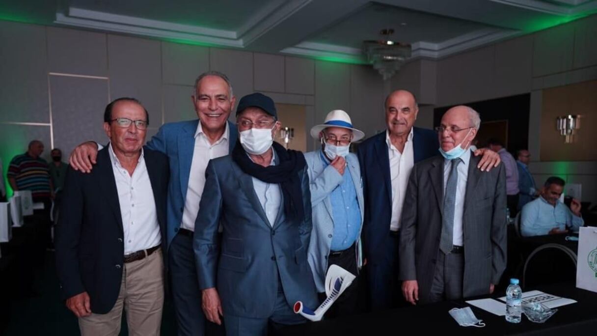 Salaheddine Mezouar, Jamal Eddine Khelfaoui et les "Sages" du Raja.
