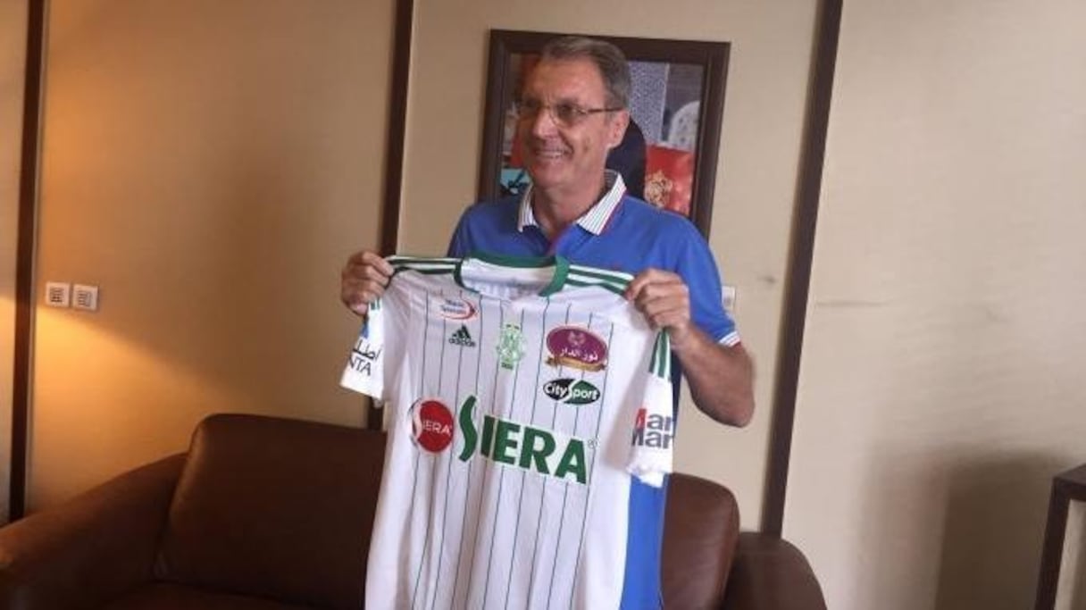 Ruud Krol, entraîneur du Raja Casablanca.
