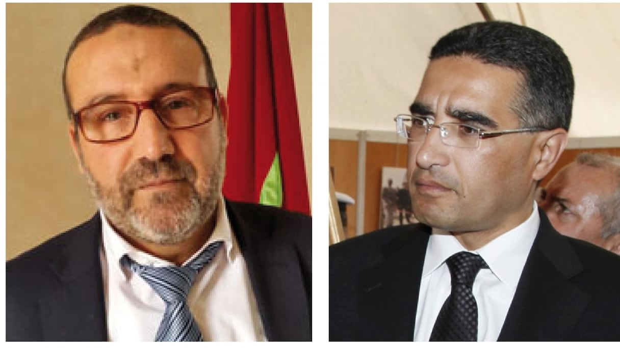 Bachir Abdellaoui, maire de Tanger, et Mohamed El Yaakoubi, wali de la région Tanger-Tétouan-Al Hoceima.
