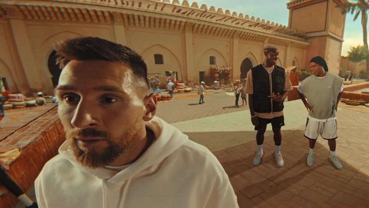 "Nutmeg Royale", la nouvelle publicité de Pepsi tournée à Marrakech pour le Mondial 2022 au Qatar.
