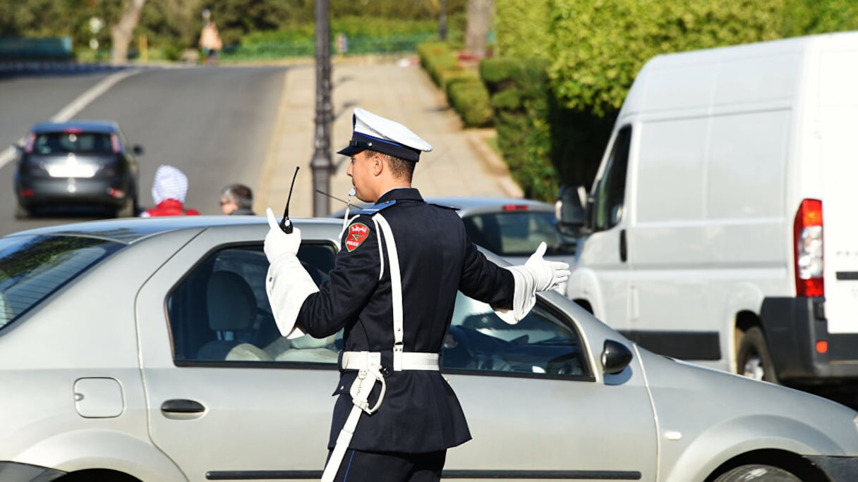 Un policier marocain.
