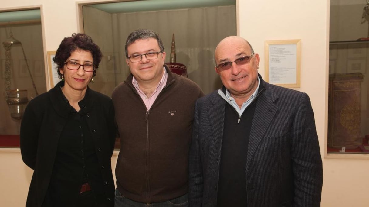 Zhour Rehihil, Younes Laghrari et Dr .Zanon Maurice, Chef du Service Hygiène et Salubrité à la wilaya du Grand Casablanca.
