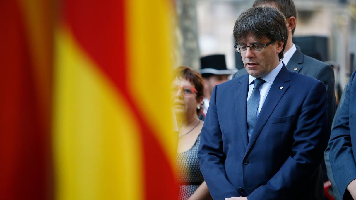 Le président séparatiste de Catalogne Carles Puigdemont, le 11 septembre 2016 à Barcelone.
