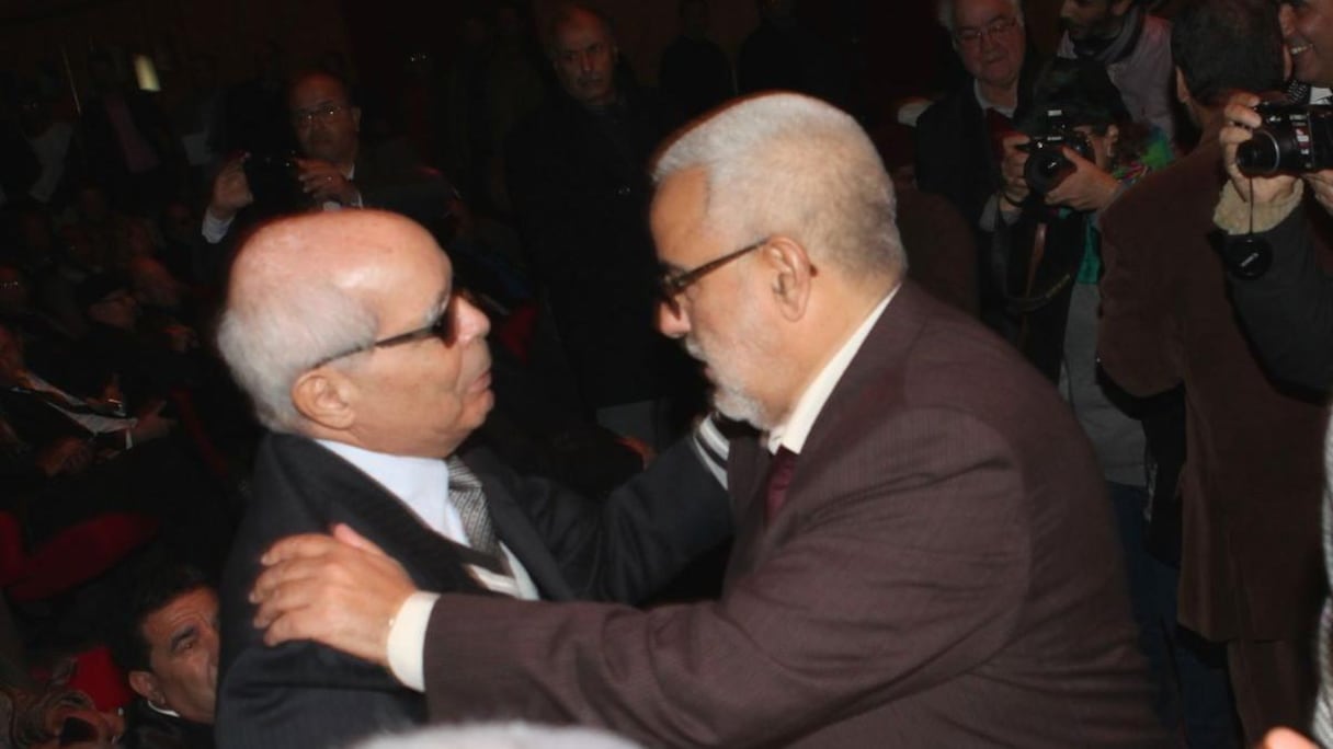 Taieb Mounchid et Abdelilah Benkirane.
