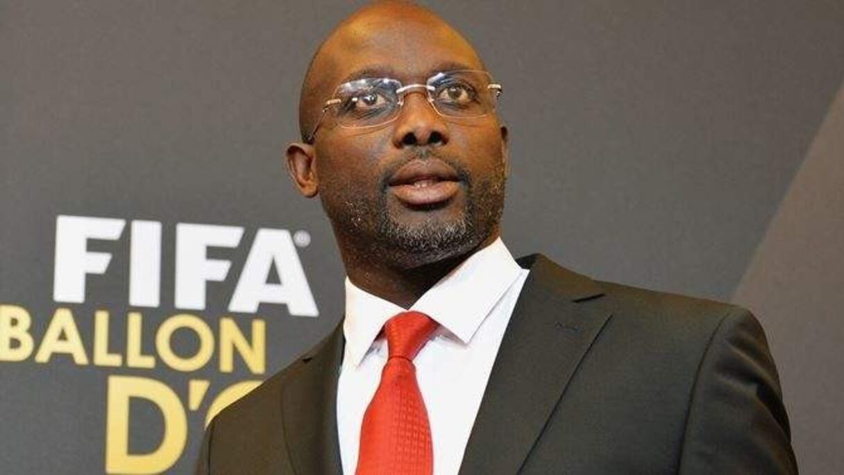 George Weah, président du Liberia et Ballon d’Or 1995.
