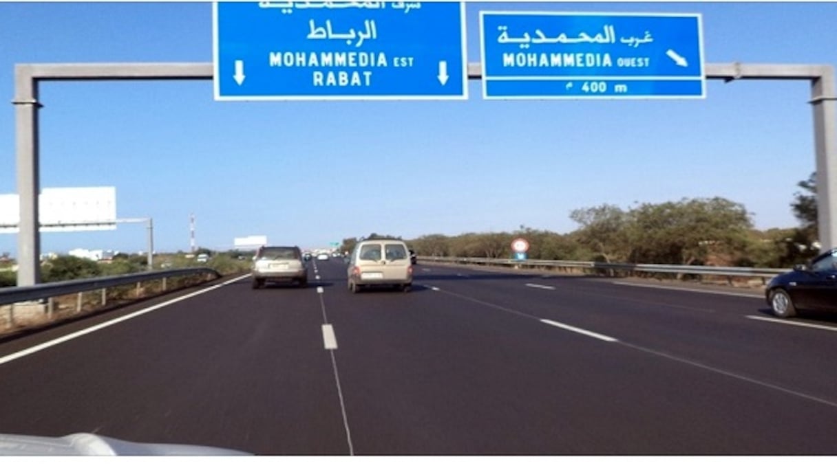 Autoroute Casablanca-Rabat.
