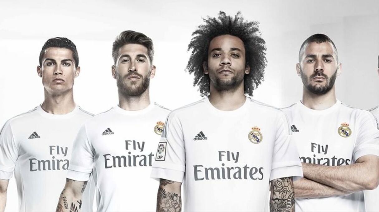 Real Madrid domicile (Adidas).