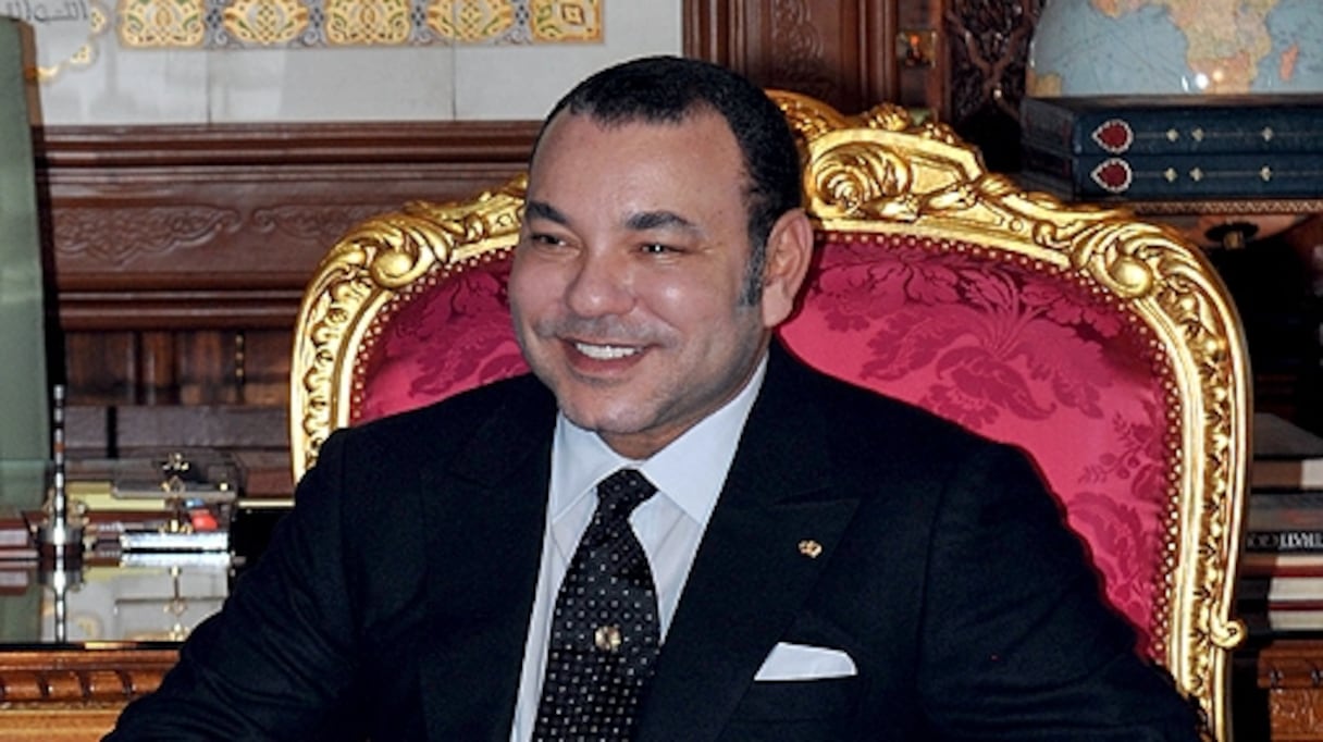 Mohammed VI, roi du Maroc.
