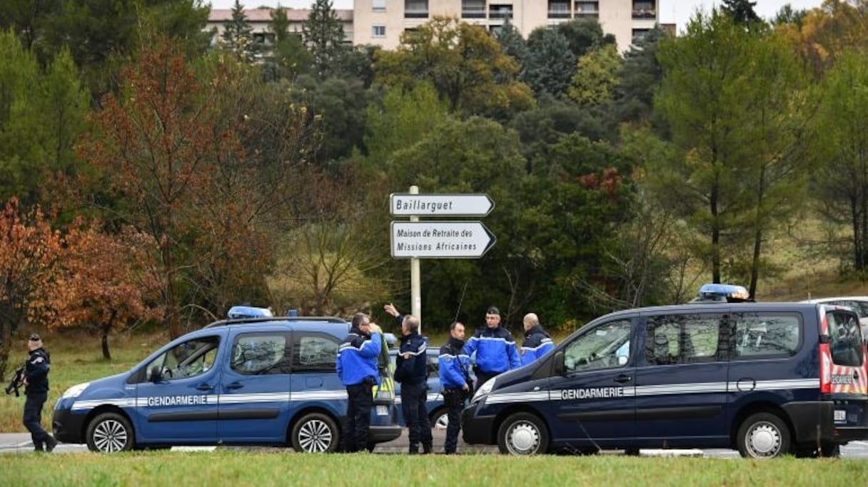 Les policiers ont procédé à une arrestation. 
