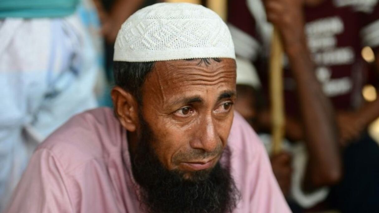 Le réfugié rohingya Fazol Ahmed dans le camp de Kutupalong au Bangladesh, le 13 octobre 2017.
