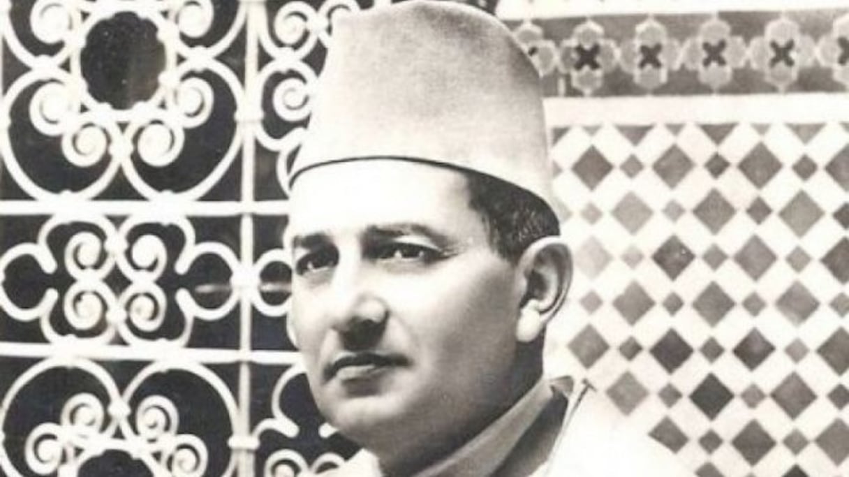 Feu Sa Majesté Mohammed V (10 août 1909 - 26 février 1961). 
