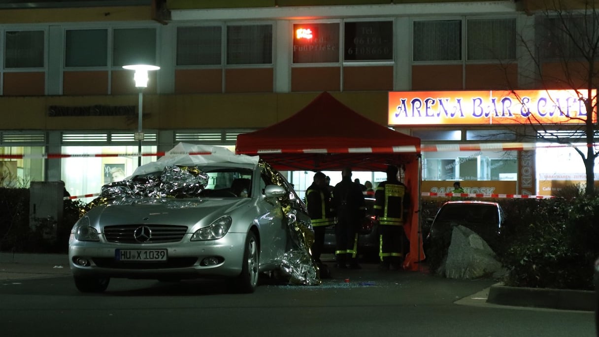 L'un des bars à chicha visés par la fusillade du mercredi 19 février en Allemagne.
