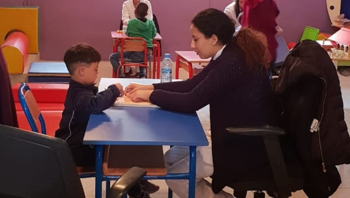 Le centre Malaika pour enfants trisomiques, le premier du genre à Marrakech.
