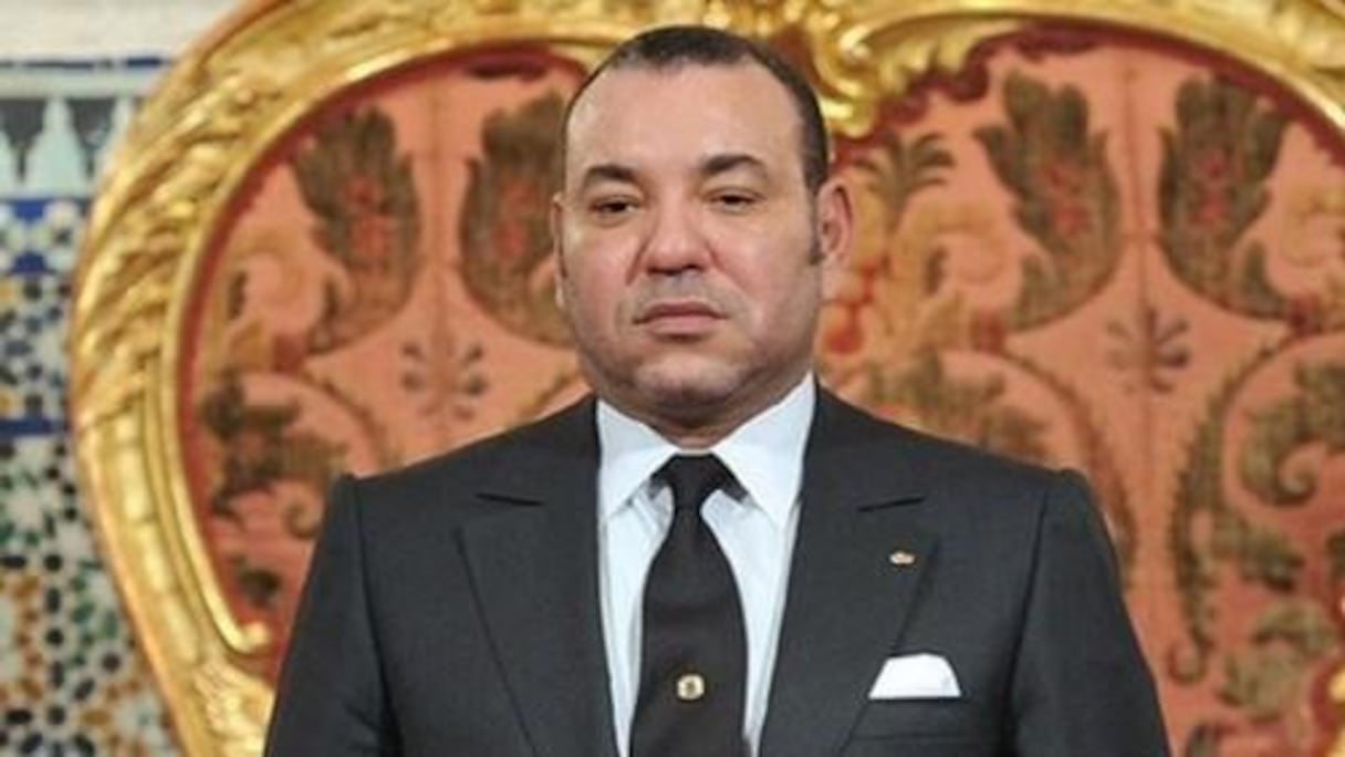 Le roi Mohammed VI. 
