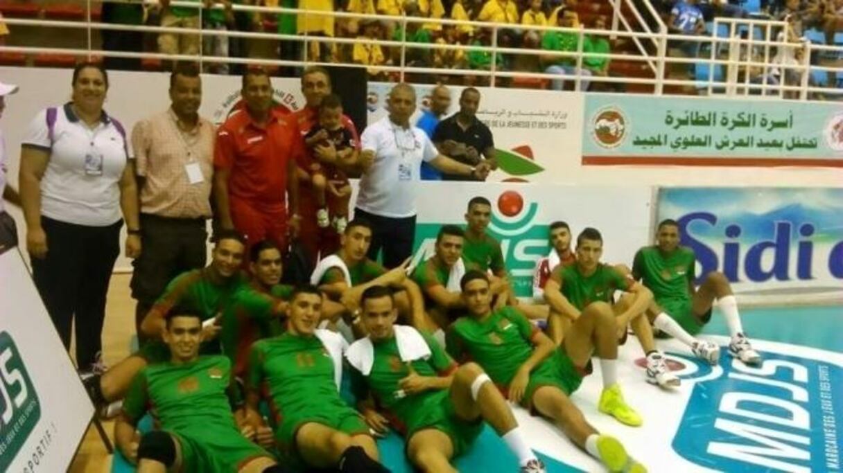 La sélection marocaine U16 de volley-ball.
