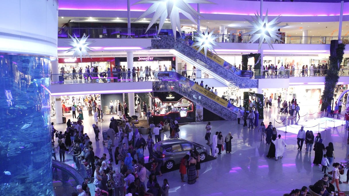 Les acheteurs se pressent au Maroco Mall 
