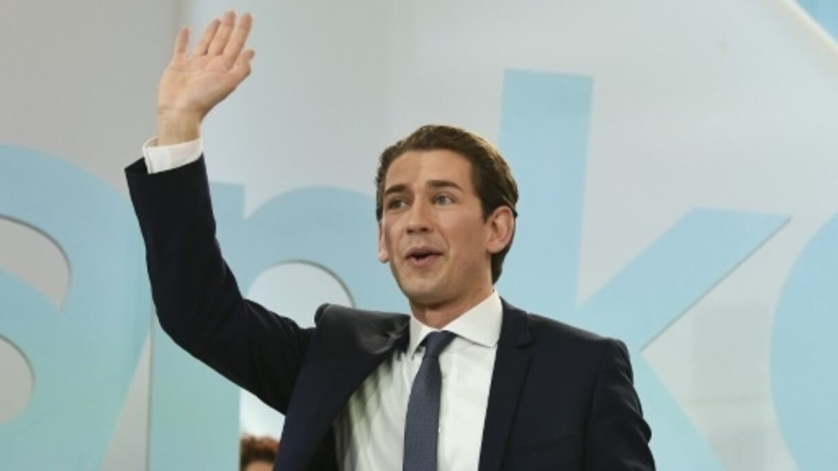 Le leader conservateur Sebastian Kurz. 
