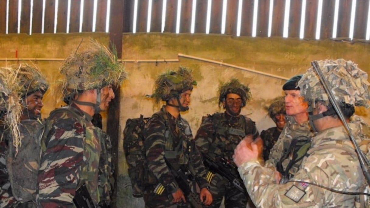 Un commando des forces spéciales marocaines (FSM).
