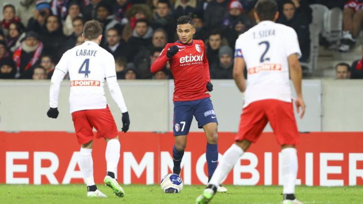 Sofiane Boufal, joueur de Lille en Ligue 1.
