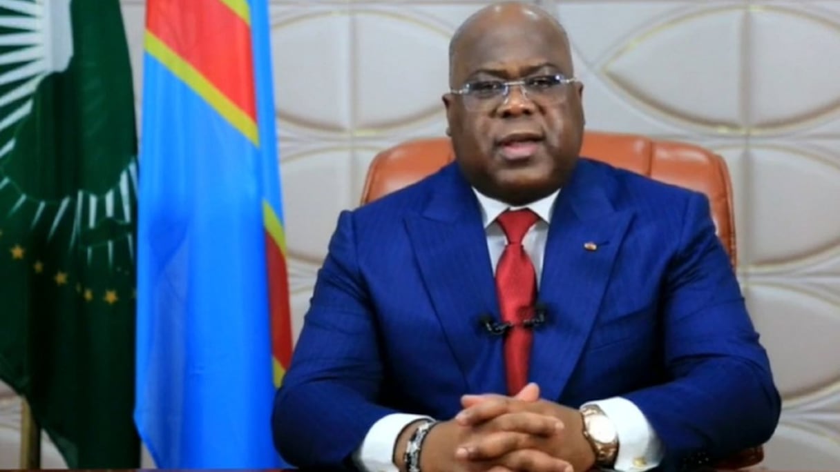 Félix Tshisekedi, président de la République démocratique du Congo et président en exercice de l'Union africaine.
