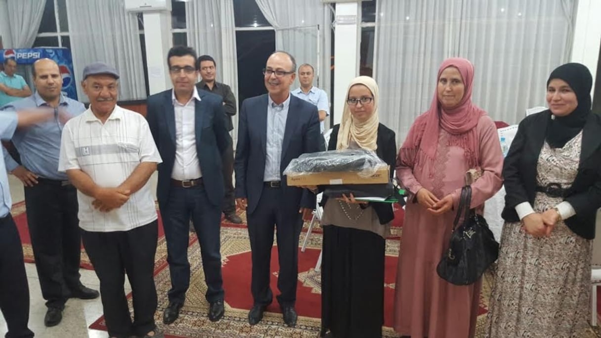 Cérémonie d'octroi de la bourse de mérite de la Fondation OCP, à Khouribga le 28 juin.
