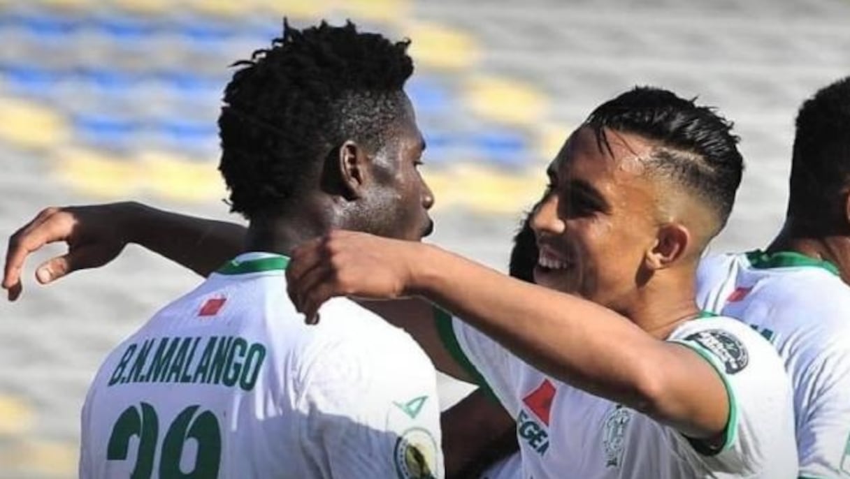 Soufiane Rahimi et Ben Malango, attaquants du Raja.
