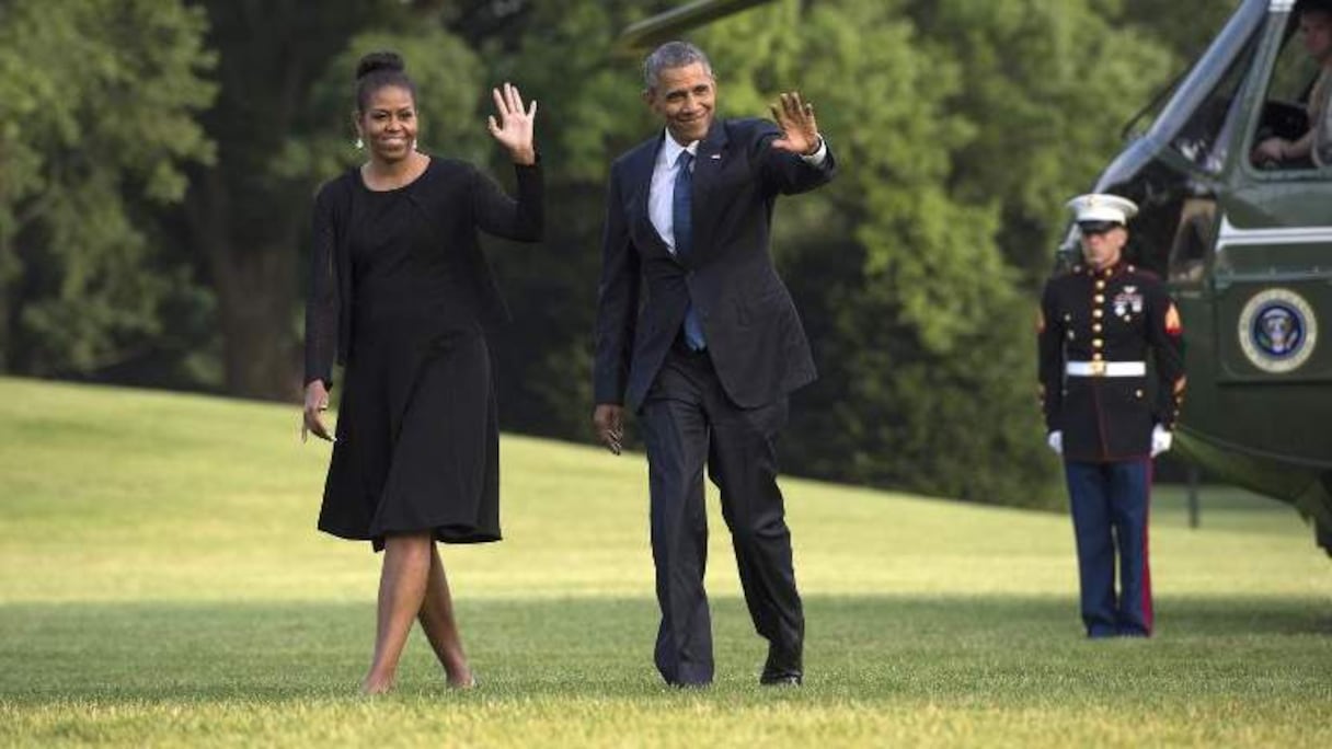 Le président américain Barack Obama et son épouse Michelle.
