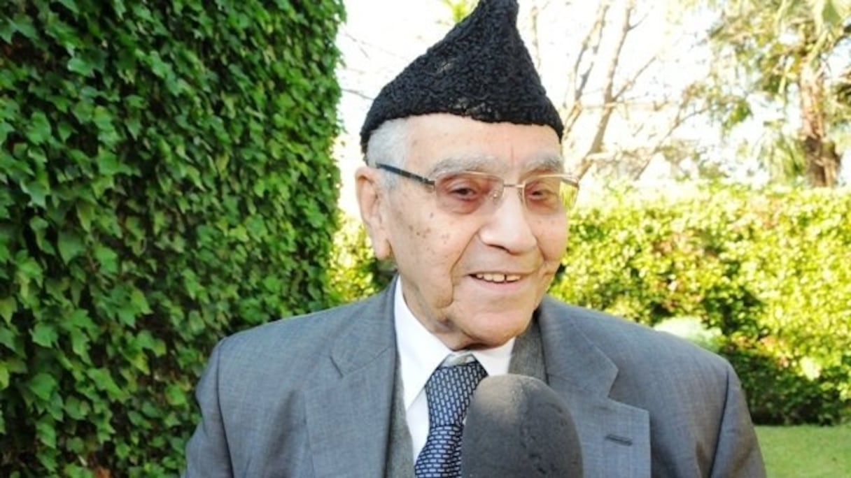 M'Hammed Boucetta, membre du Conseil des sages de l'Istiqlal.
