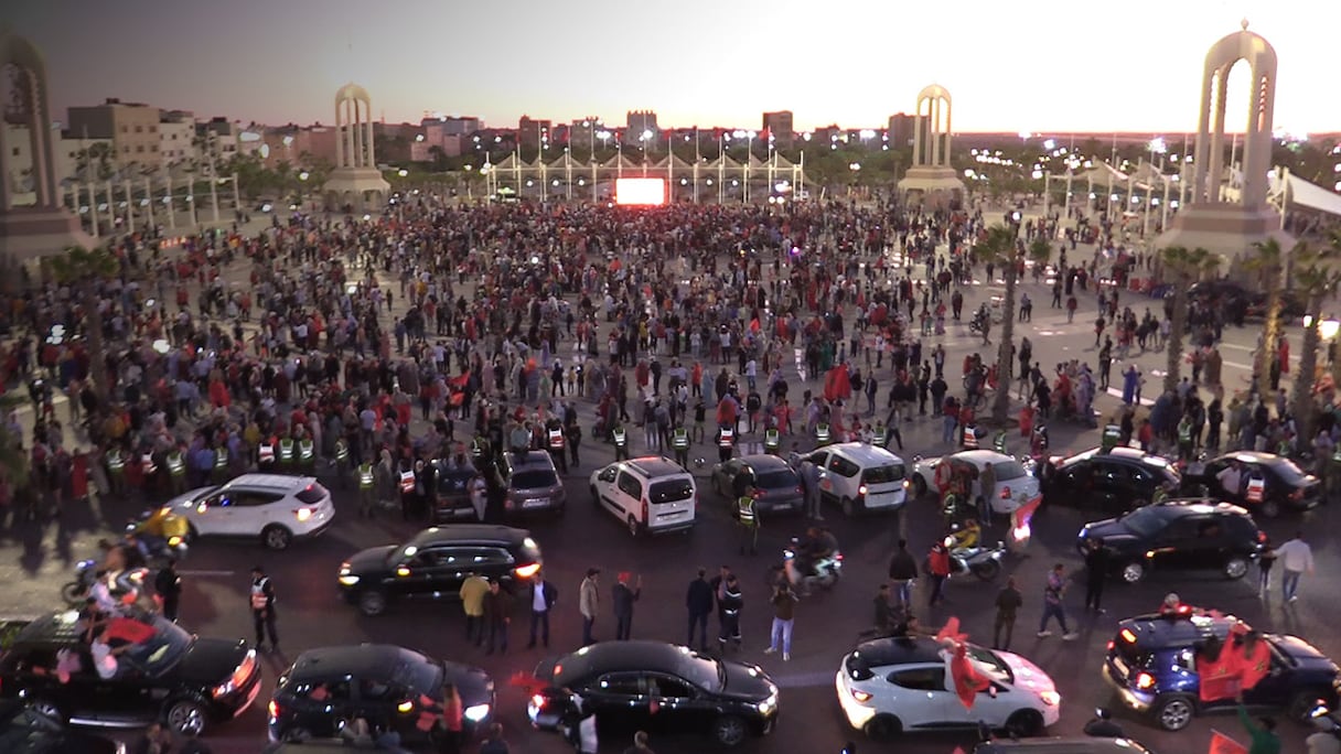 Après la victoire des Lions de l’Atlas face à la Roja espagnole le 6 décembre 2022, une ambiance très festive s’est emparée de Laâyoune. 
