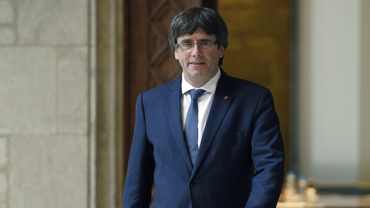 Carles Puigdemont n'a pas montré de velléités de quitter la Catalogne.
