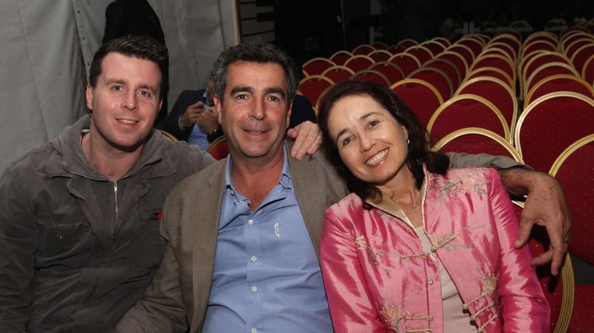 Mr et Mme Eric Arnoux et leur fils.
