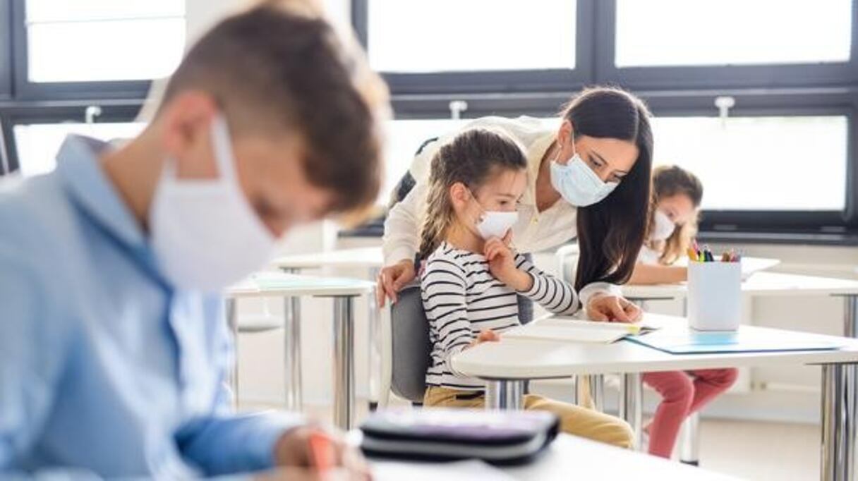 La rentrée des classes à l'heure du Covid-19.
