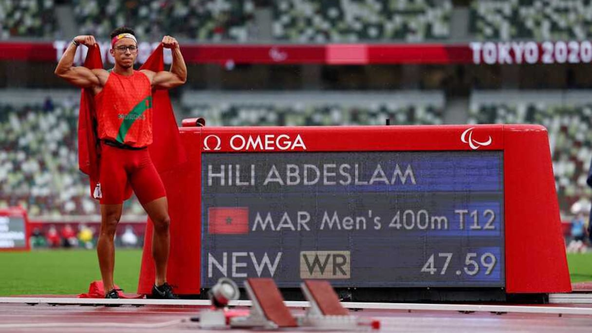 Le Para athlète marocain Abdeslam Hili.
