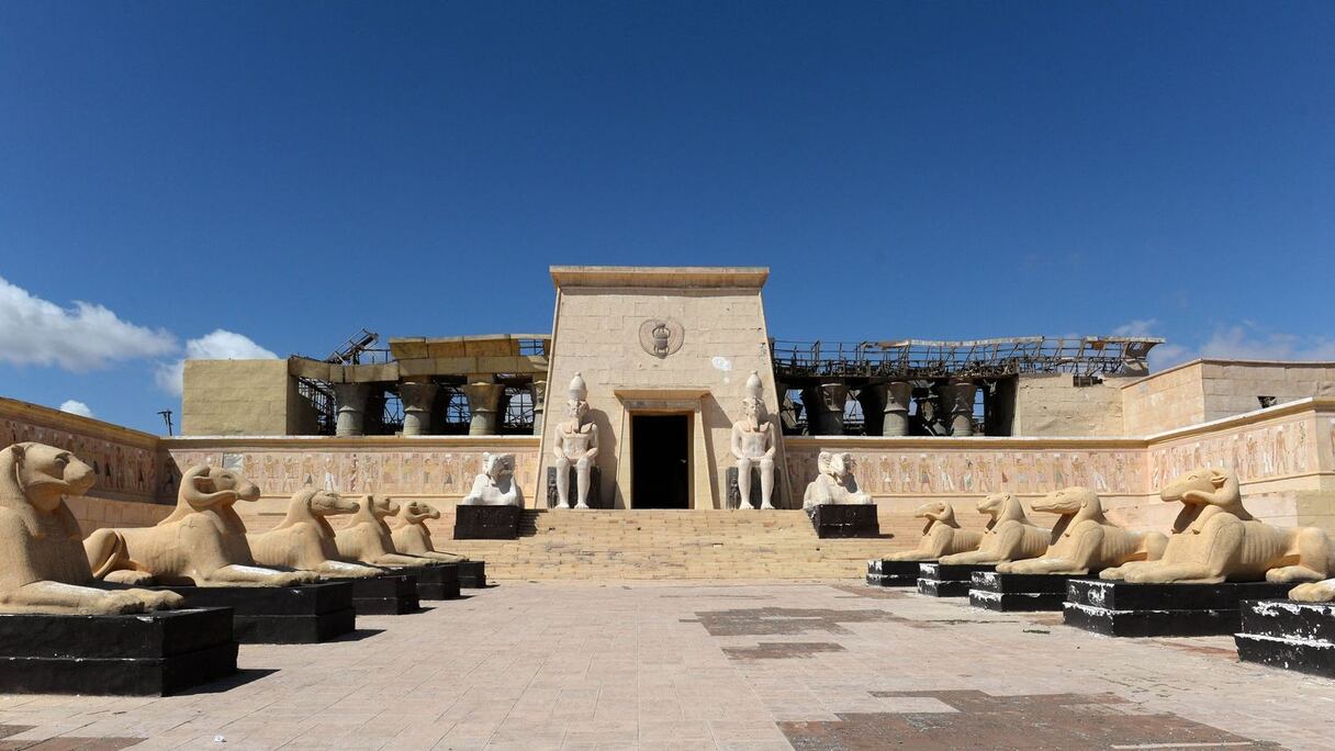 Une vue partielle du studio Atlas de Ouarzazate
