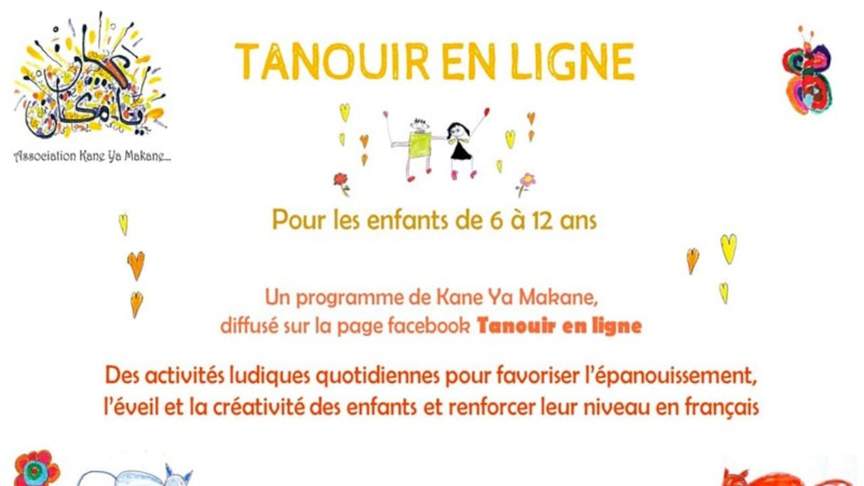 Affiche du programme Tanouir en ligne.
