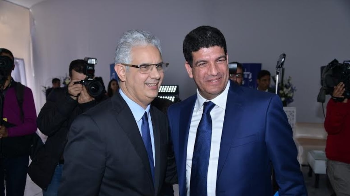 Mustapha Bakkoury et Nizar Baraka.
