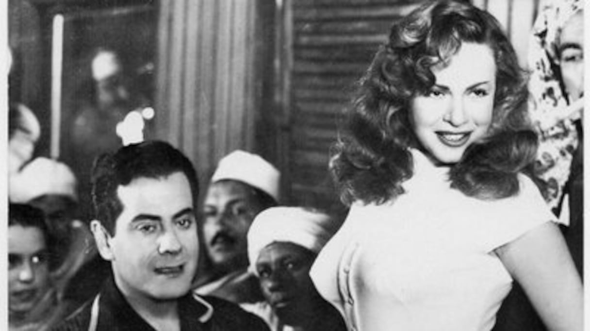 L'actrice égyptienne Hind Rostom. 
