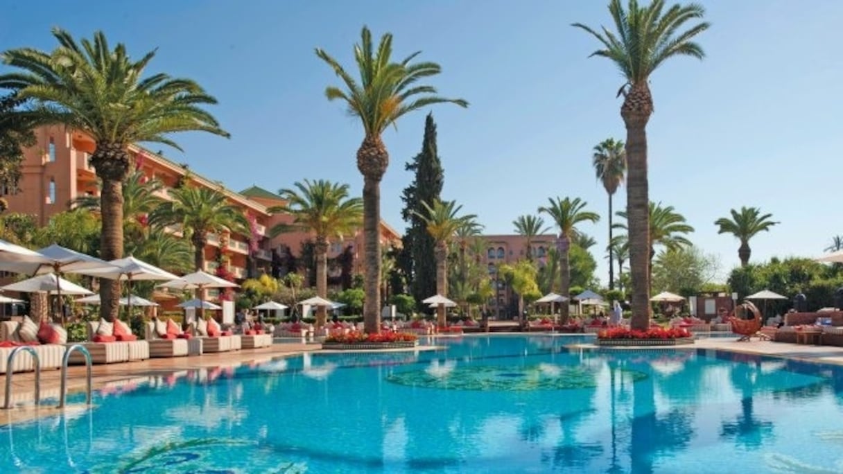 Une vue partielle du Sofitel Marrakech Palais Imperial.
