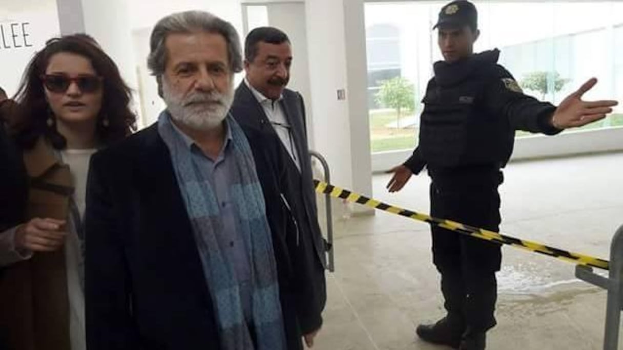 Le grand artiste libanais Marcel Khalifé en visite au musée Bardo.
