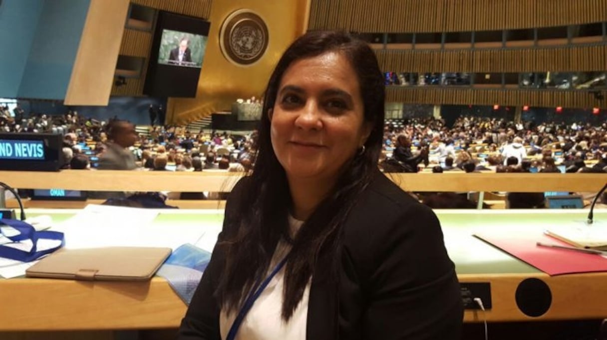 Karima Mkika, présidente de l'Unité de protection de l'enfance à Marrakech. 
