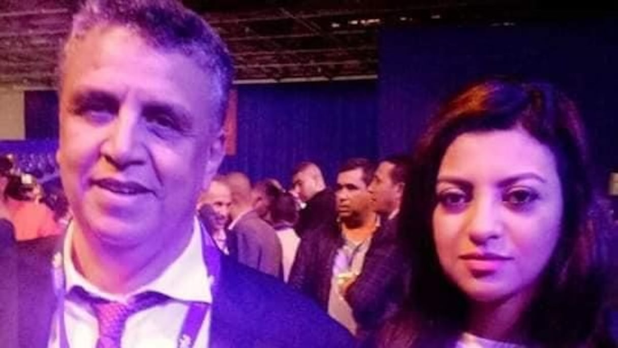 Abdellatif Ouahbi et Mayssa Salama Ennaji à l'ouvertue du 4e congrès du PAM, vendredi 7 février à El Jadida.
