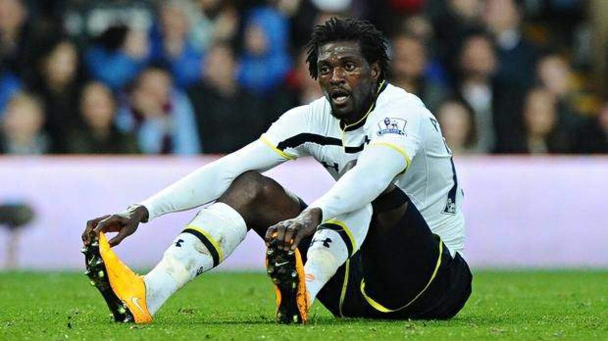 Le Togolais Emmanuel Adebayor.
