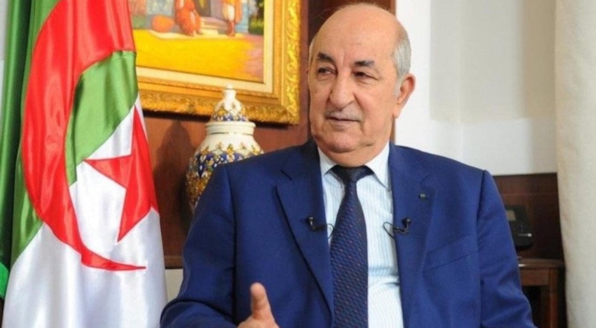 Le président algérien Abdelmadjid Tebboune.
