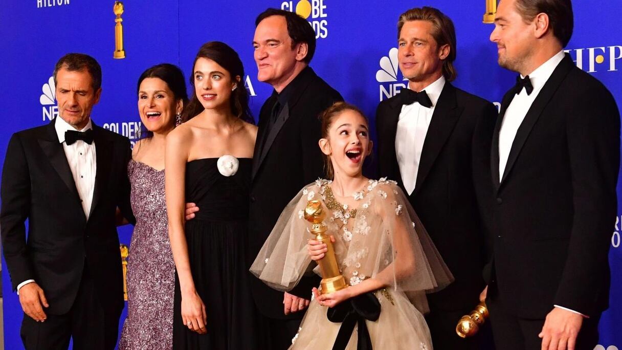 La 77e cérémonie des Golden Globes, au Beverly Hilton Hotel, à Los Angeles, le dimanche 5 janvier 2020. 
