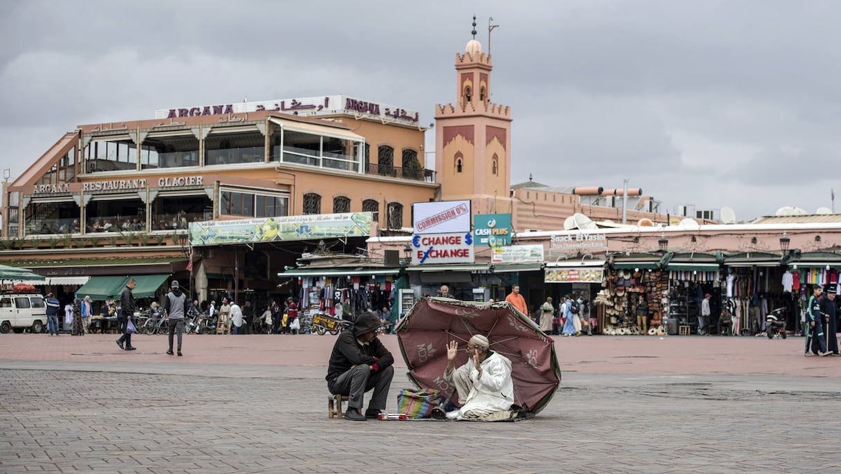 La place Jemaâ El Fna à Marrakech.
