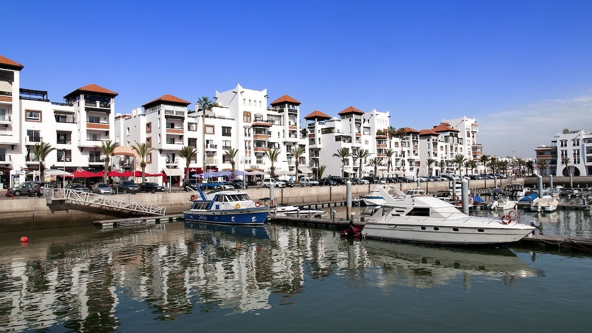 La marina d'Agadir.
