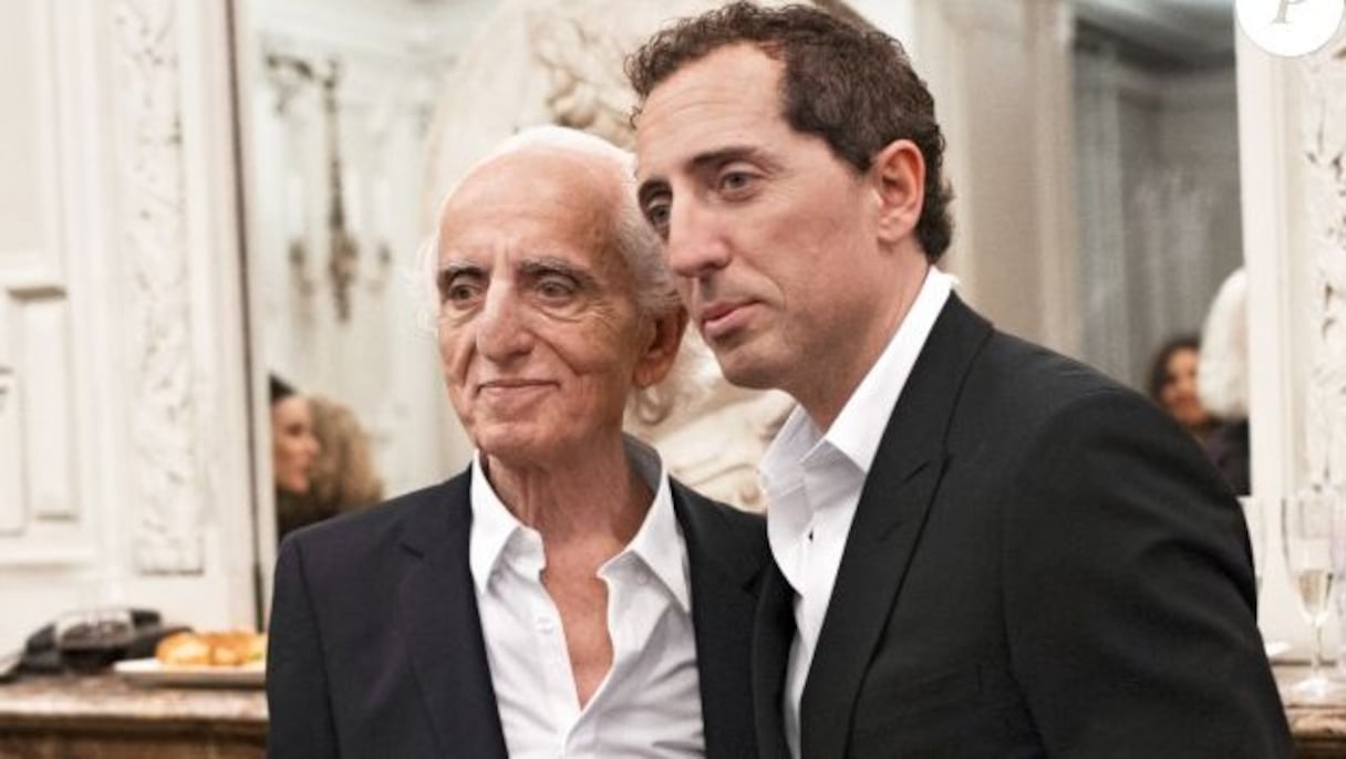 Gad Elmaleh en compagnie de son papa.
