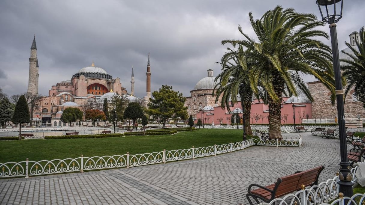 Istanbul, en plein confinement.
